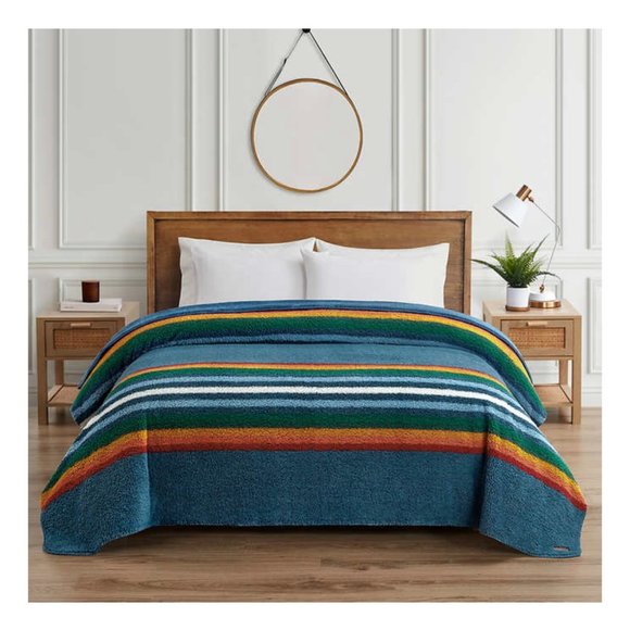 Pendleton Bedding Pendleton Blanket Pendleton Sherpa Fleese Blanket